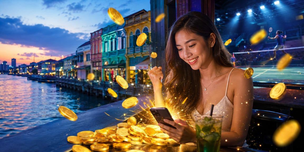 Pengguna di Pulau Pinang membuat deposit pertama selepas mendaftar akaun byd108 dengan jayanya