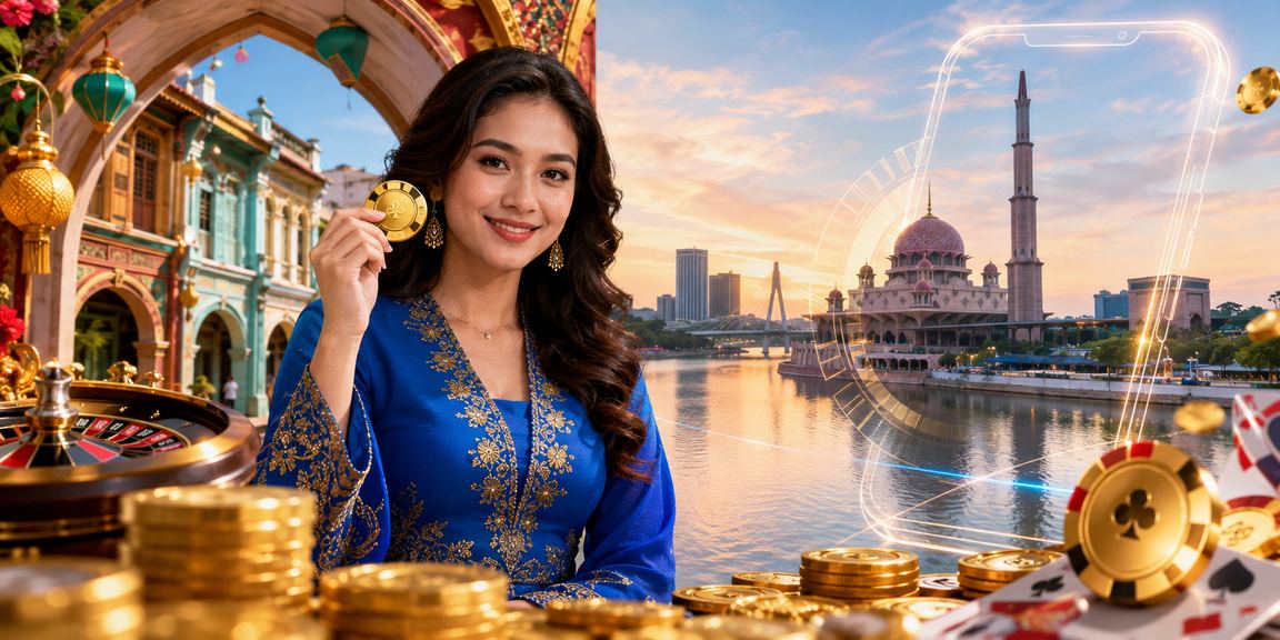 Pengguna Malaysia di Putrajaya mendaftar akaun kasino dalam talian menggunakan aplikasi mudah alih
