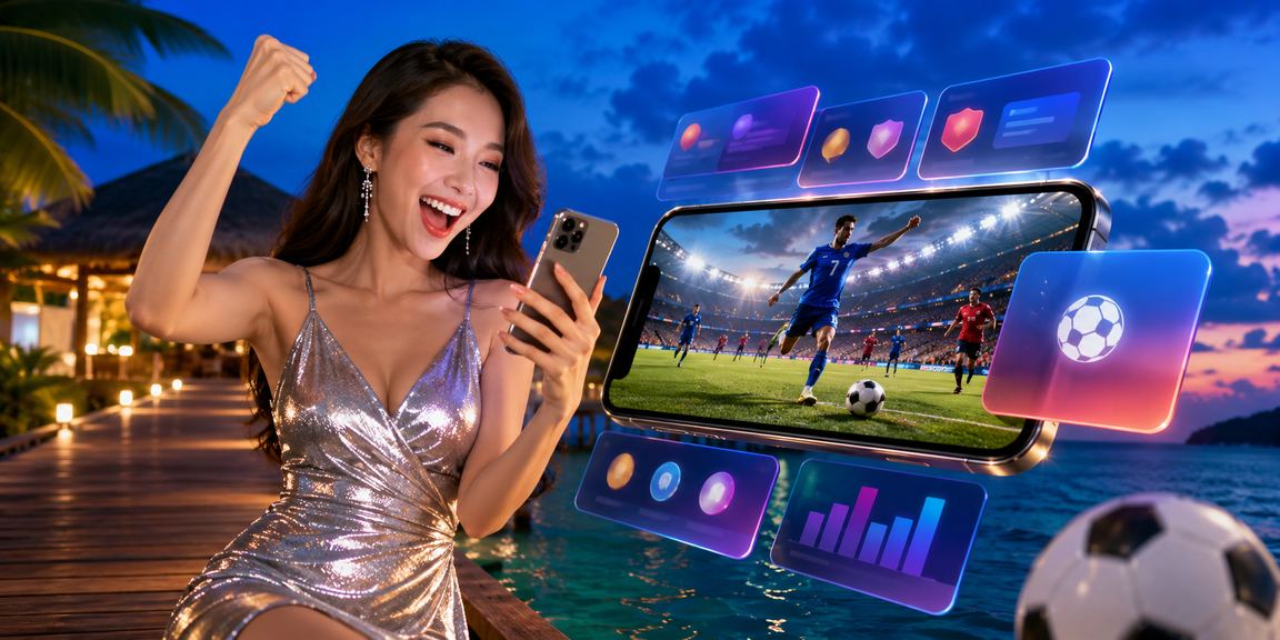 Pemain menggunakan telefon pintar untuk bermain kasino dalam talian di Sabah Malaysia